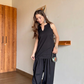Noir Grace Black Farshi Salwar Set
