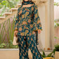 Women Flower Printed Regular Pure Cotton Kurta With Farshi Suit Set