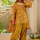 Women Flower Printed Regular Pure Cotton Kurta With Farshi Suit Set